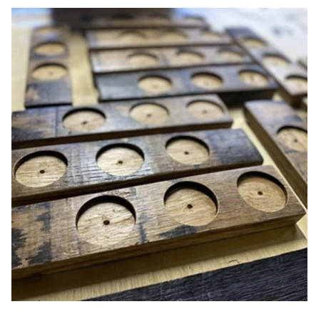 Barrel Stave Flight Board