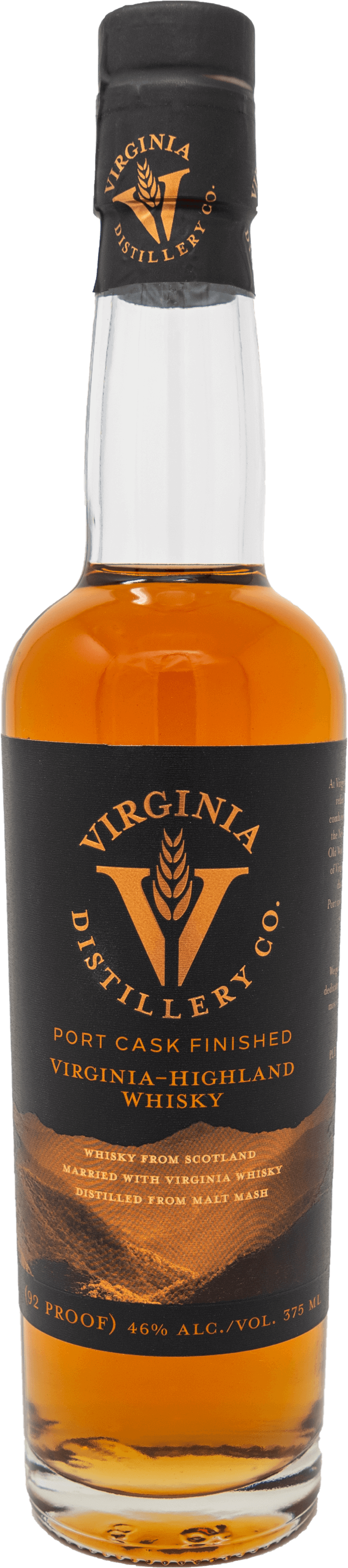 VHW Port Cask Finished Whisky - 375ML