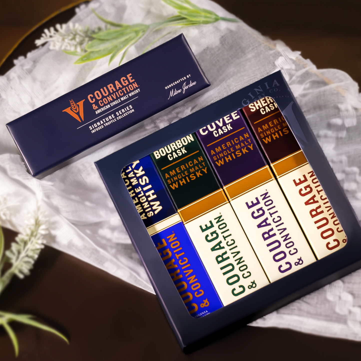 Courage & Conviction Signature Whisky & Truffle Tasting Kit